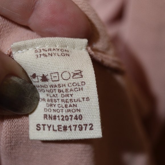 Mystree Pale Pink Cardigan Sweater NWT Small Italian Knit Button Front Style - Picture 5 of 8